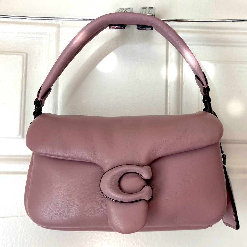 Coach Pillow Tabby Shoulder Bag 18 in color lilac